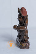 Kagyu Mahakala statue | Copper Oxidized - statues