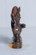 Kagyu Mahakala statue | Copper Oxidized - statues