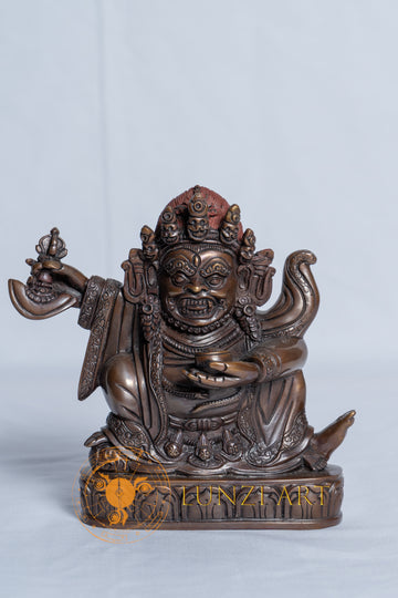 Kagyu Mahakala statue | Copper Oxidized - statues