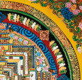 Kalachakra Diamond Mandala Thangka | Sacred Art of Buddhism - T-B-HT-RB-KM-0022