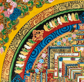 Kalachakra Diamond Mandala Thangka | Sacred Art of Buddhism - T-B-HT-RB-KM-0022