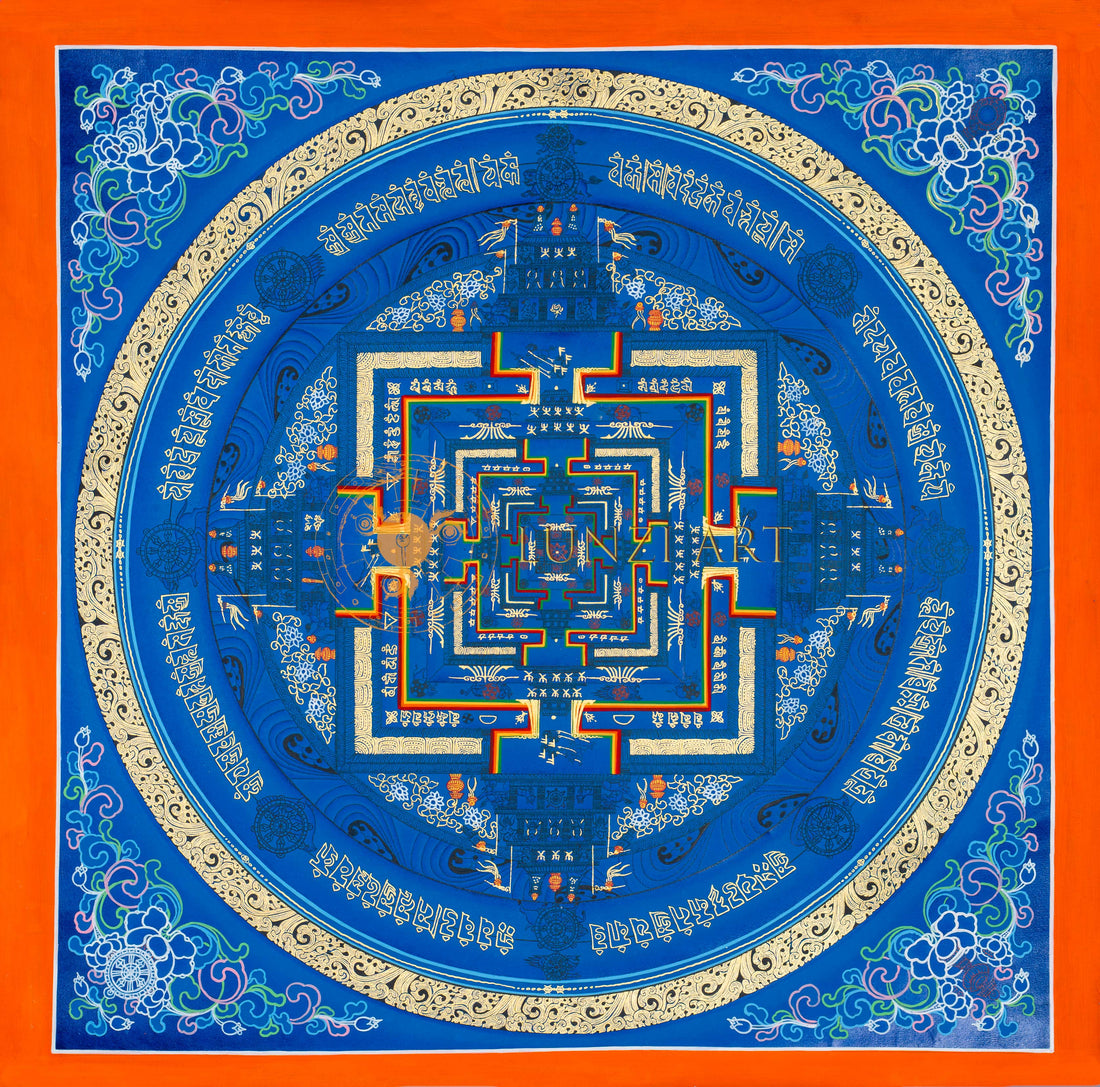 Kalachakra Mandala Thangka: A Cosmic Journey in Art - Thangka