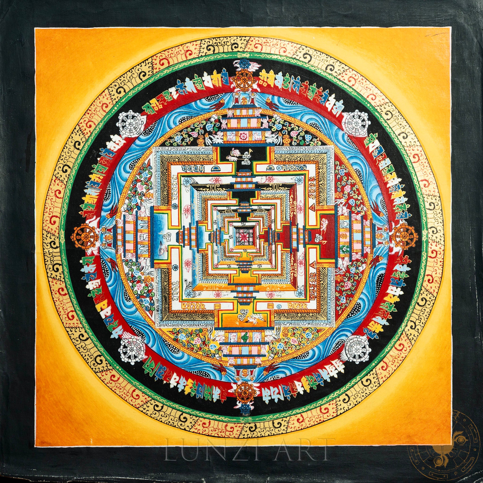 Kalachakra Mandala Thangka | Tibetan Buddhist Sacred Art - Thangka