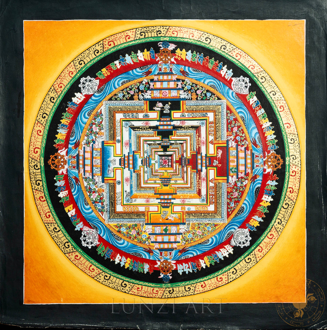 Kalachakra Mandala Thangka | Tibetan Buddhist Sacred Art - Thangka