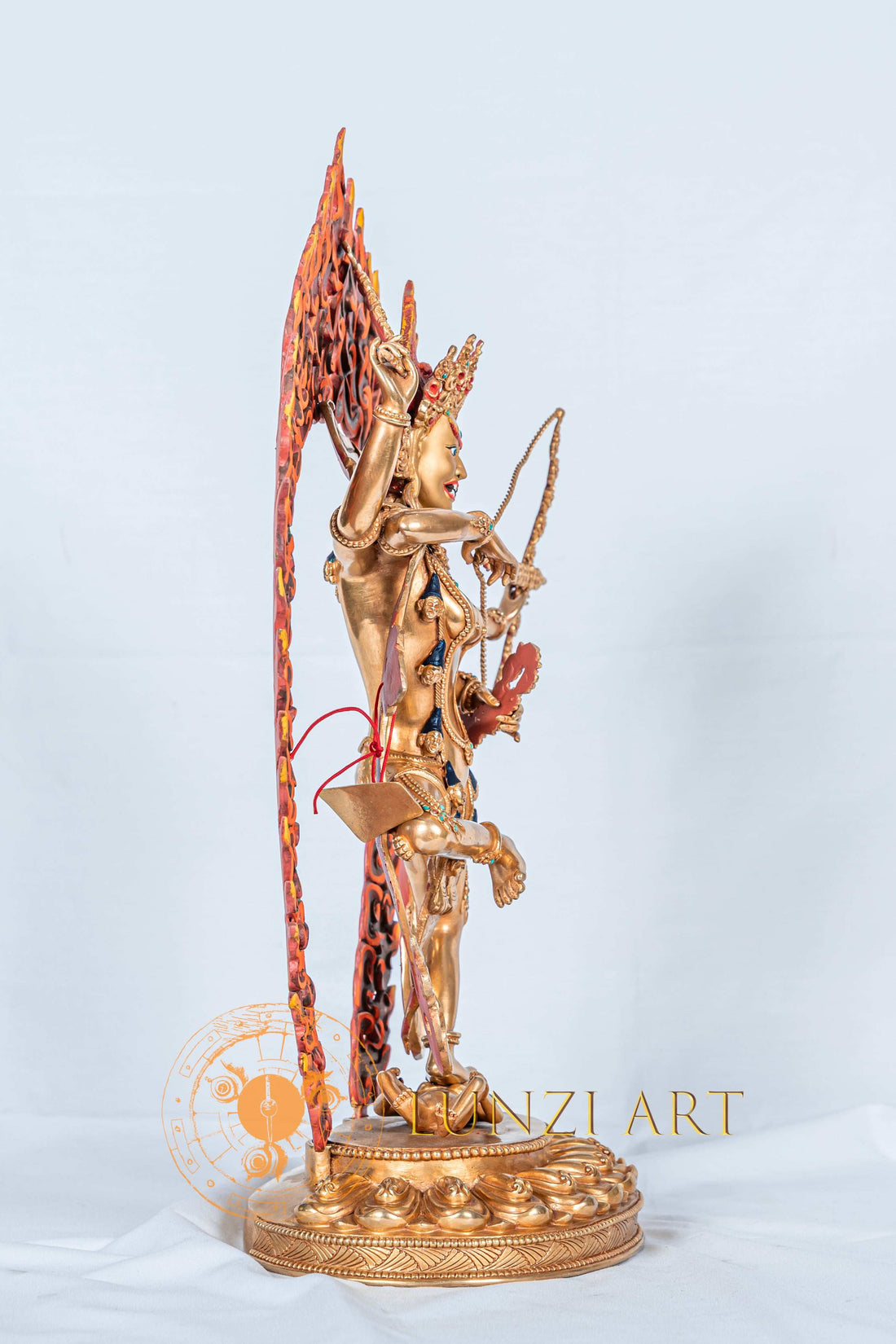 KuruKulla Statue | Copper with Full 24k Gold Plating - S-B-RM-FG-CG-KK-0082