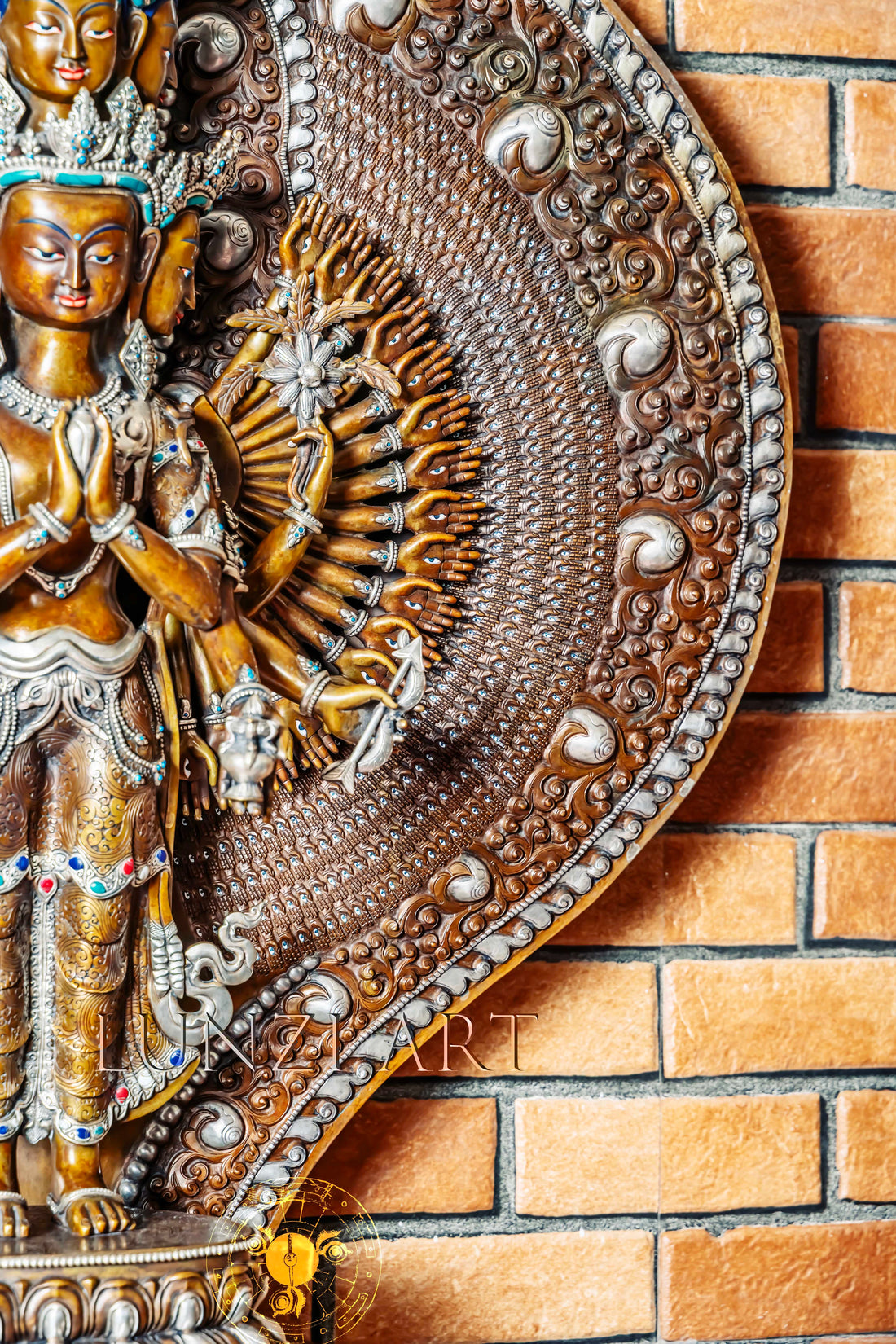 Large Multi-Faceted Thousand-Armed Avalokiteshvara Standing Statue - S-P-SS-CS-TAA-0010