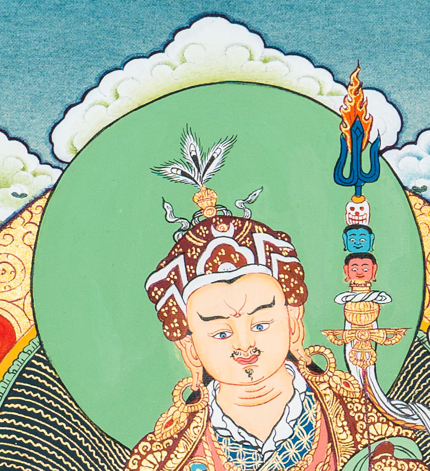 Guru Rinpoche Thangka: The Precious Master - T-B-HT-BB-GR-0058