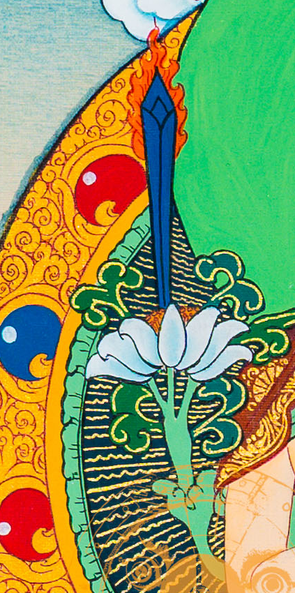 Je Tsongkhapa Thangka: The Radiant Master of Wisdom - T-B-HT-BB-C-0062