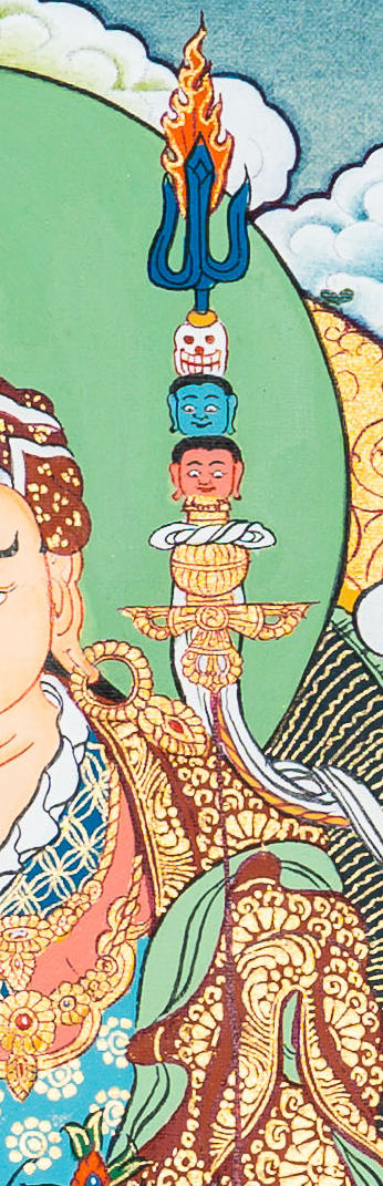 Guru Rinpoche Thangka: The Precious Master - T-B-HT-BB-GR-0058