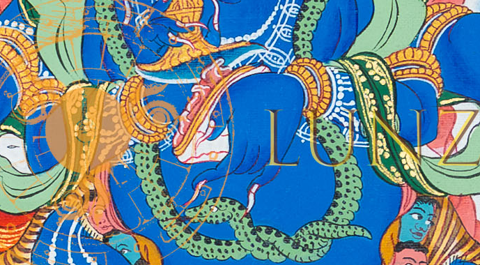 Mahakala Thangka: The Powerful Protector - T-B-HT-BB-SAM-0059