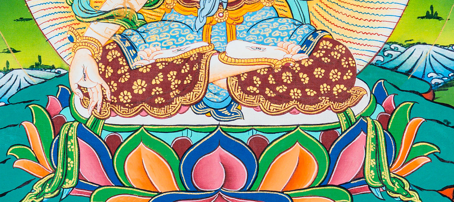 White Tara Thangka: The Mother of Liberation and Longevity - T-B-HT-BB-WT-0066