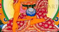 Hand-painted Shakyamuni Buddha Thangka Painting - T-B-HT-RB-SB-0034