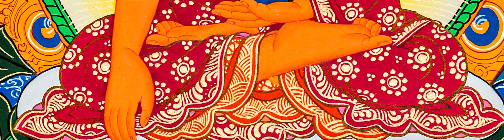 Hand-painted Shakyamuni Buddha Thangka Painting - T-B-HT-RB-SB-0034