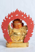 Mahakala Statue | Copper with 24k Full Gold Plating - statues
