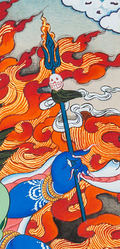 Mahakala Thangka: The Powerful Protector - T-B-HT-BB-SAM-0059