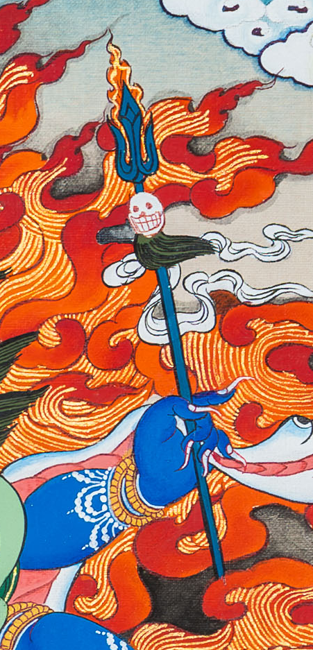 Mahakala Thangka: The Powerful Protector - T-B-HT-BB-SAM-0059
