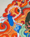 Mahakala Thangka: The Powerful Protector - T-B-HT-BB-SAM-0059