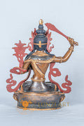 Manjushree Statue | Half Gold Plated - statues