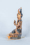 Manjushree Statue | Half Gold Plated - statues