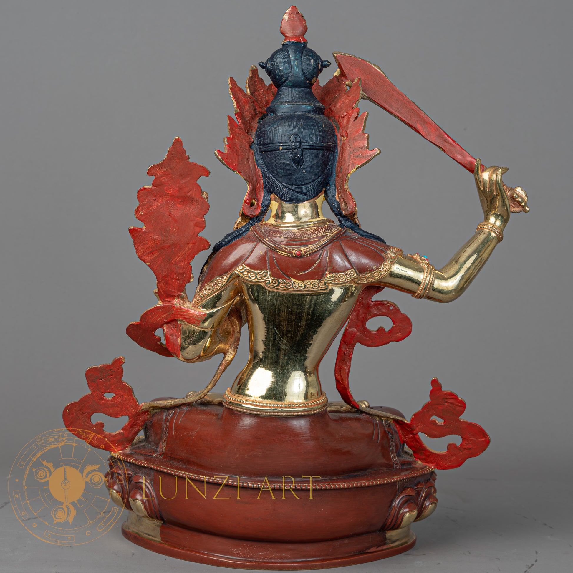 Manjushri | Half Gold-Plated Copper - S-P-BA-HG-CG-M-00199
