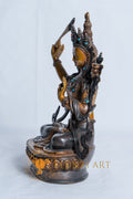 Manjushri Statue | Copper Oxidized - statues
