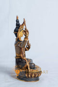 Manjushri Statue | Copper with half gold plated - statues