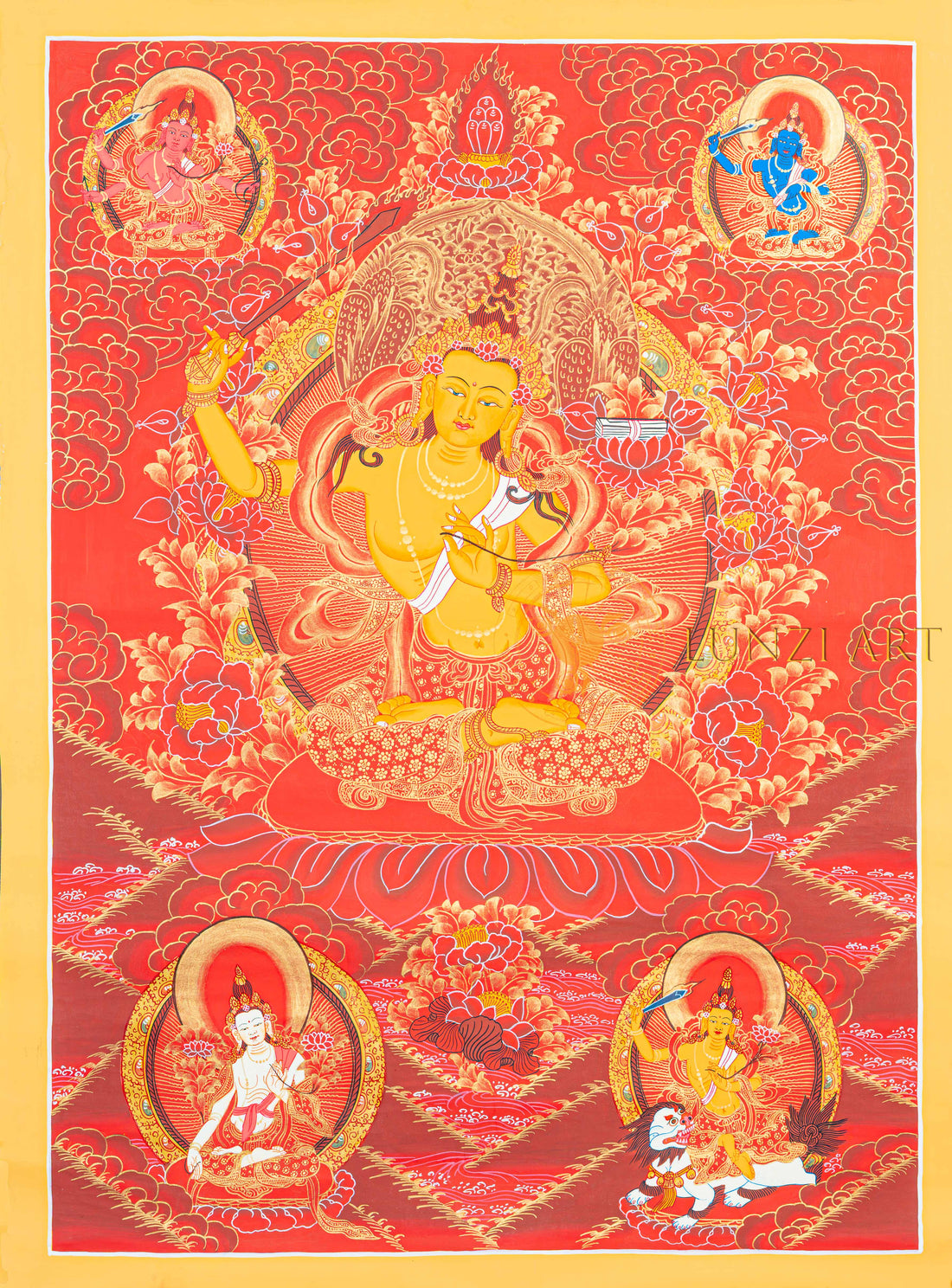 Manjushri: The Golden Sword of Infinite Wisdom - T-N-MB-YB-M-0008