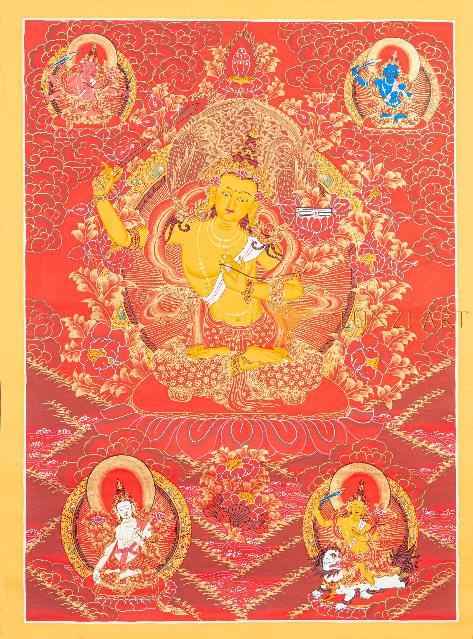 Manjushri: The Golden Sword of Infinite Wisdom - T-N-MB-YB-M-0008