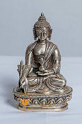 Medicine Buddha Healing buddha Statue | Pure Silver - S-B-AS-S-MB-0026