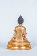 Medicine Buddha | Premium Fully Gold-Plated Copper Sculpture - S-B-RM-FG-CG-MB-0098