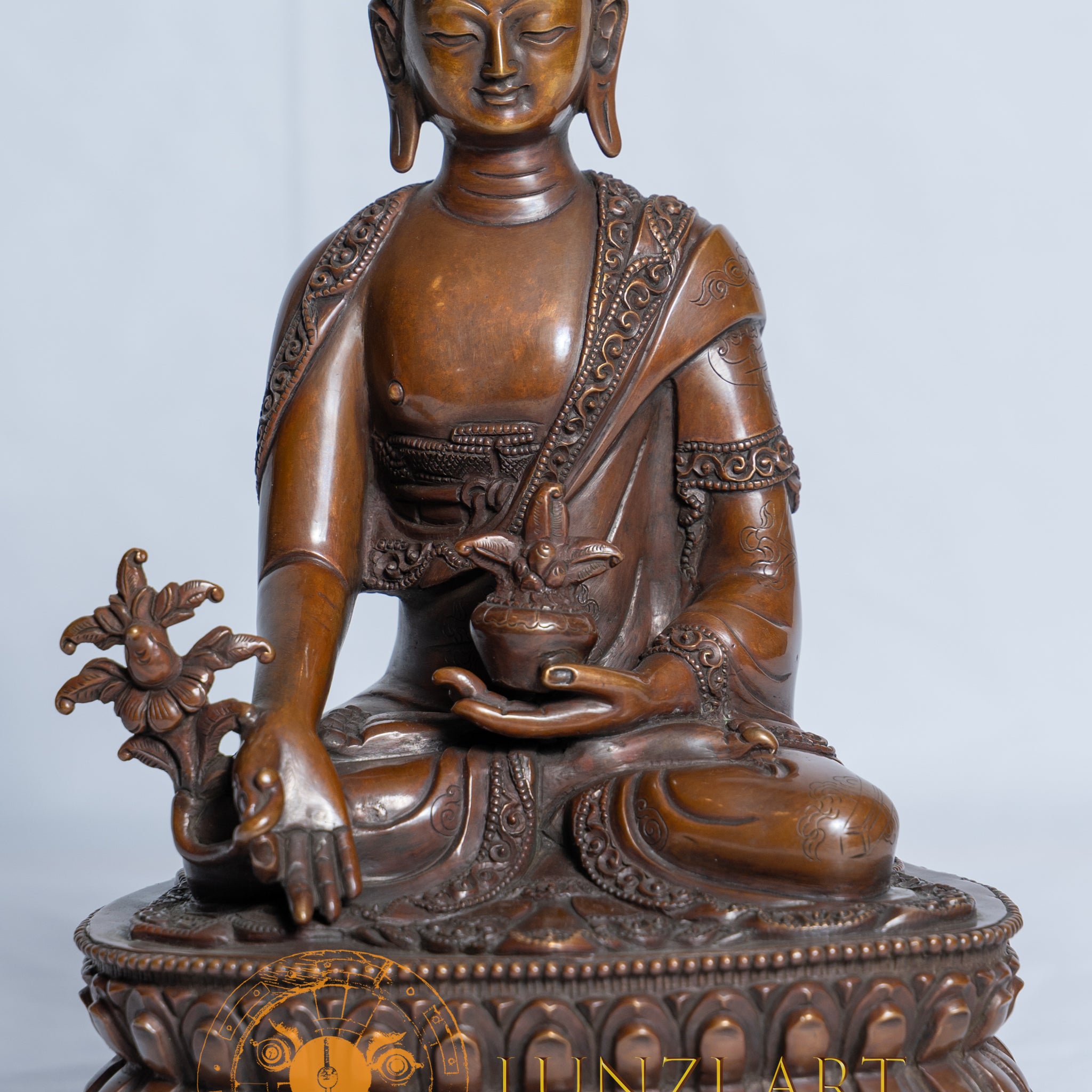 Medicine Buddha Statue | Copper Oxidized - statues