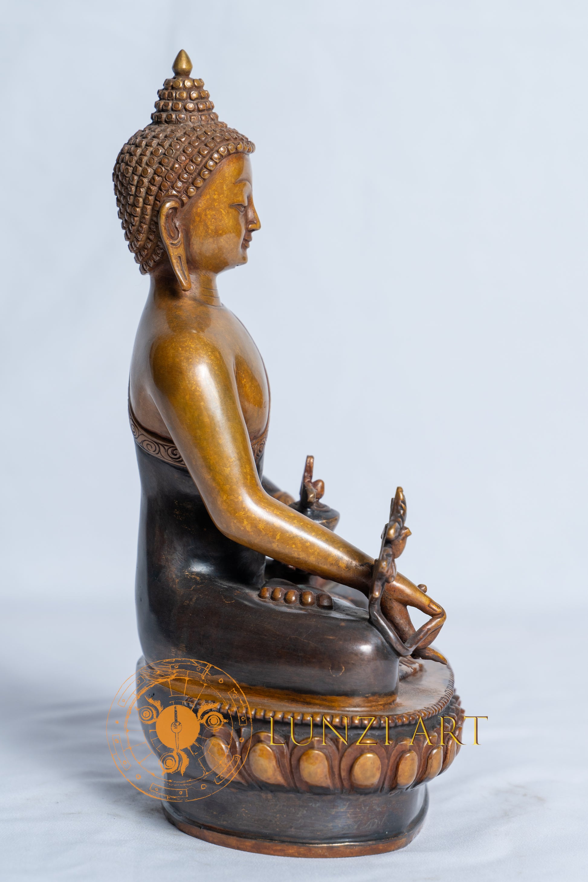 Medicine Buddha Statue | Copper Oxidized - statues