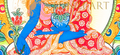 Medicine Buddha Thangka : Healing Buddha - T-B-HT-RB-MB-0033