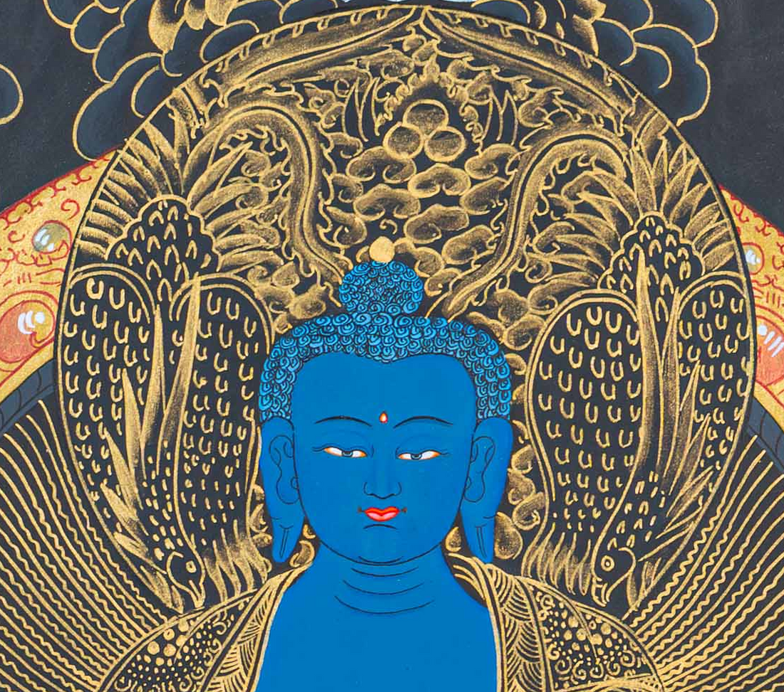 Medicine Buddha: The Golden Healing of the Dark Sky - T-N-MB-BB-MB-0003