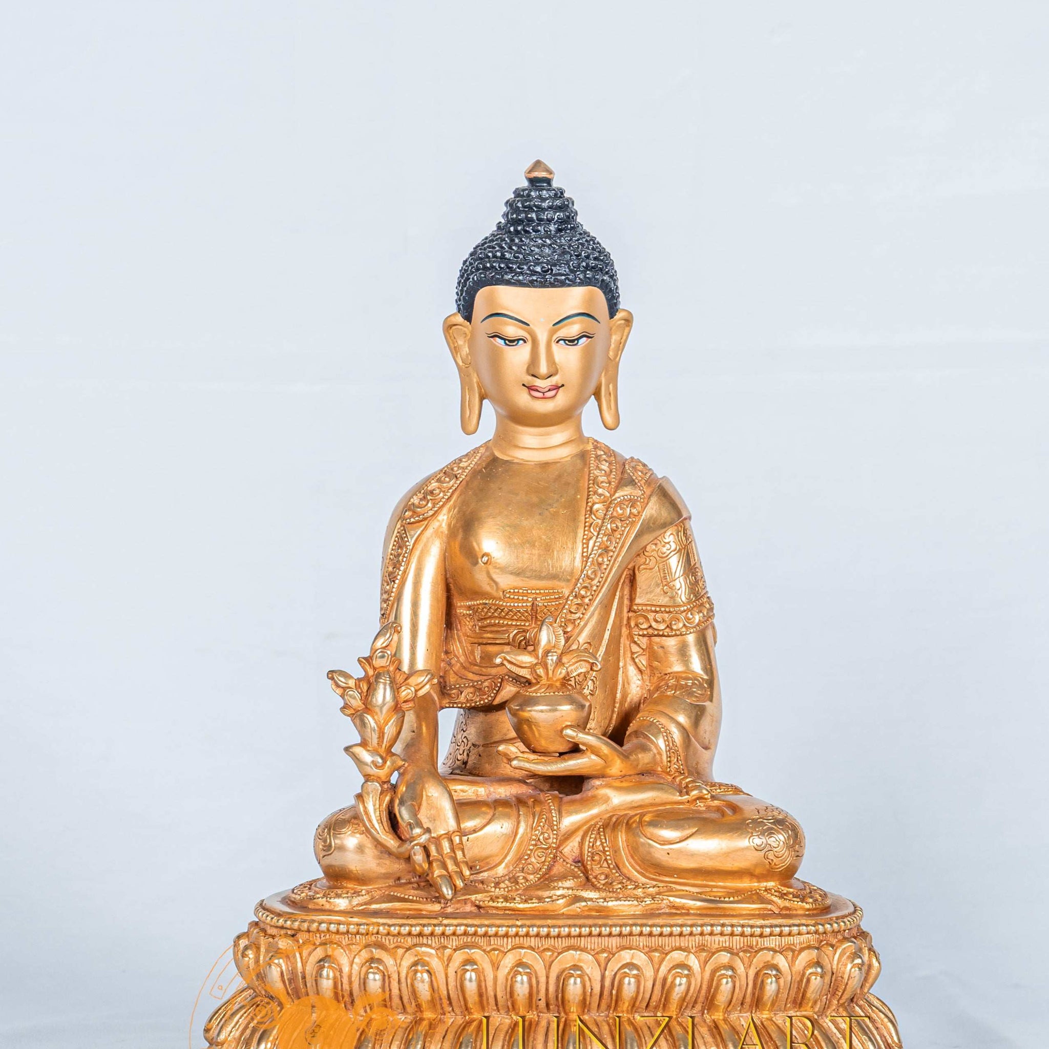 Medicine buddha Statue | Fully Gold-Plated Copper - statues