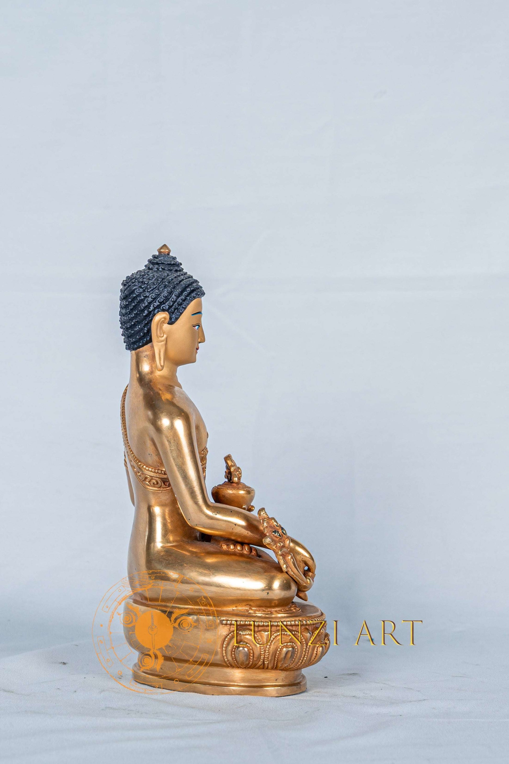 Medicine buddha Statue | Fully Gold-Plated Copper - statues