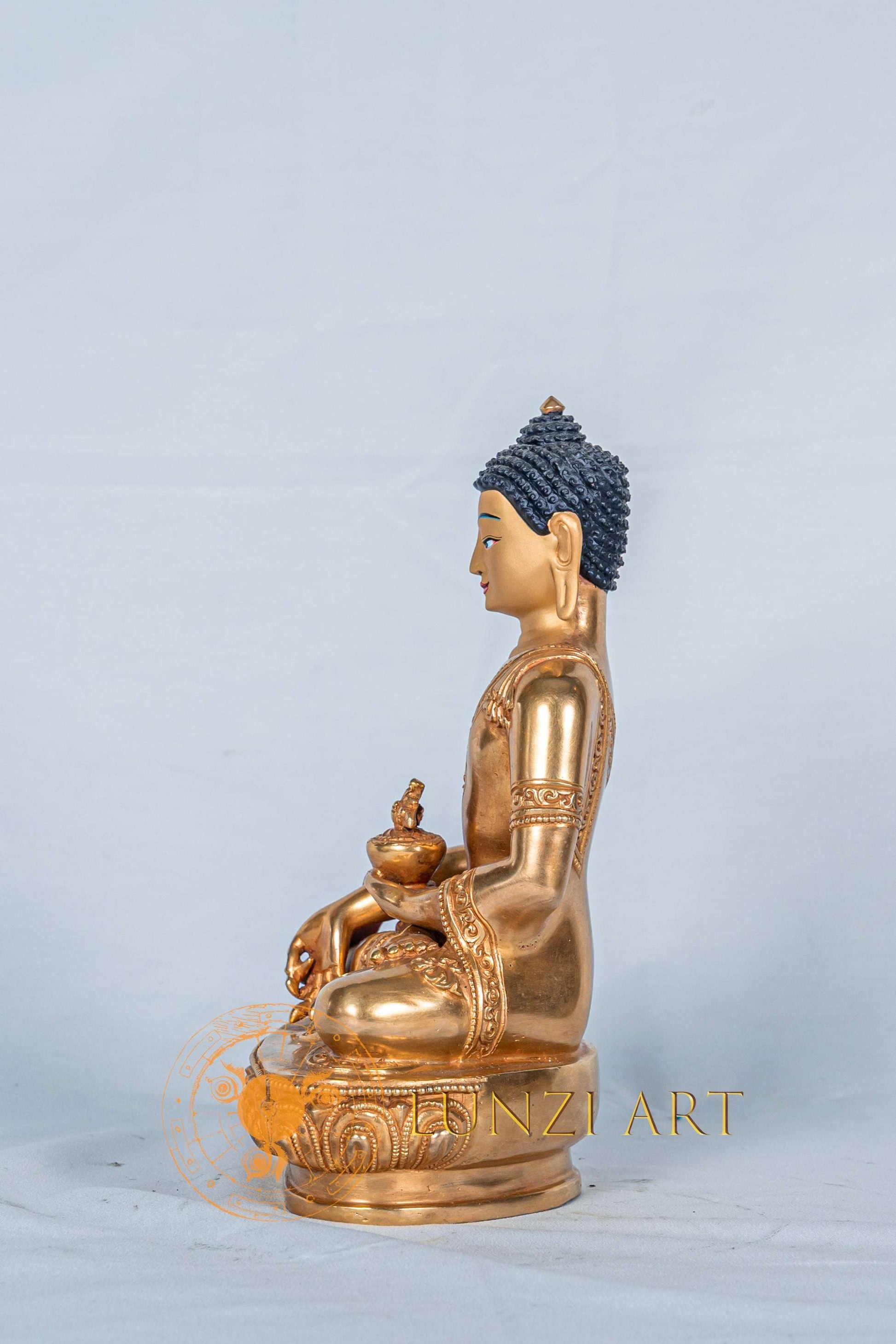 Medicine buddha Statue | Fully Gold-Plated Copper - statues