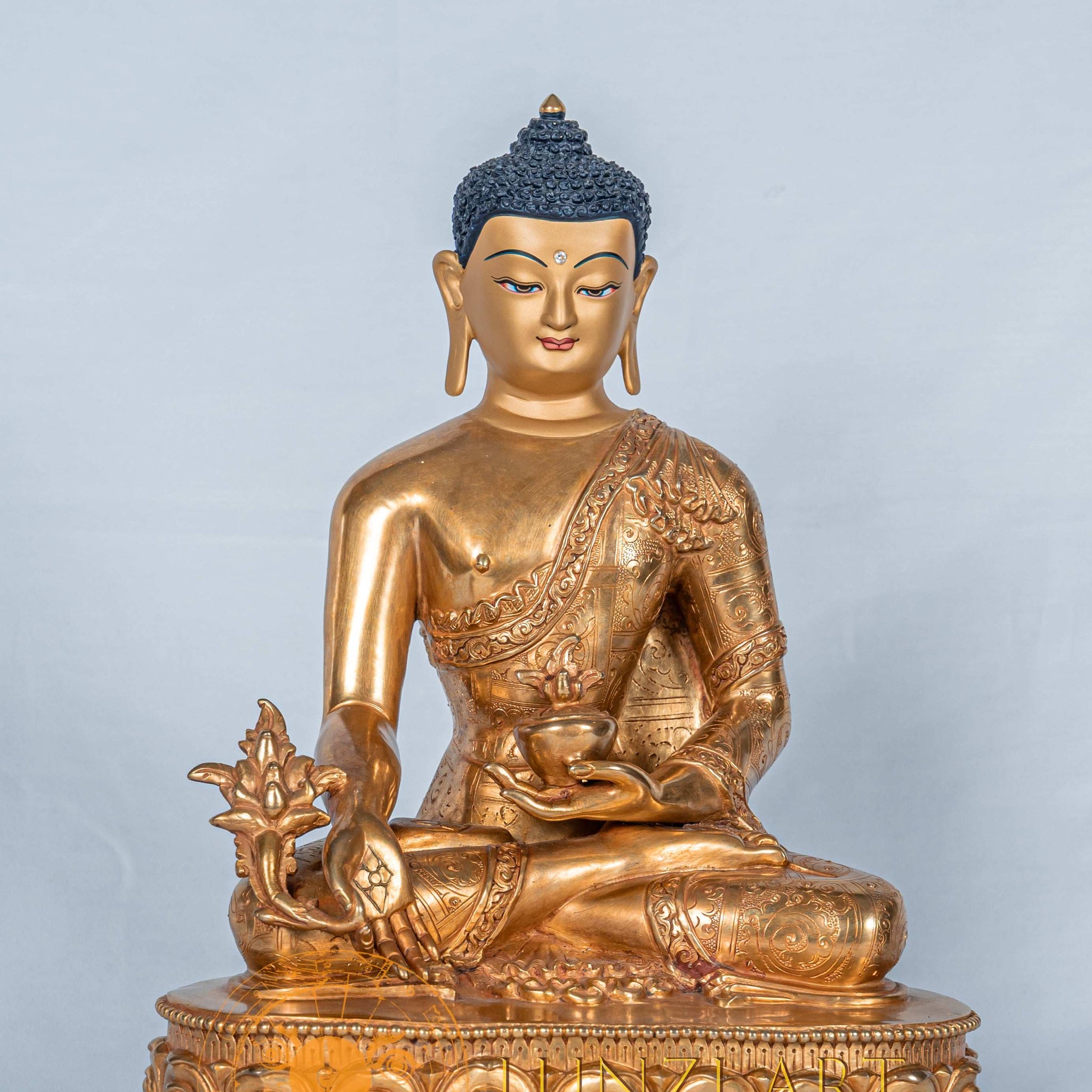 Medicine buddha Statue | Fully Gold-Plated Copper - statues