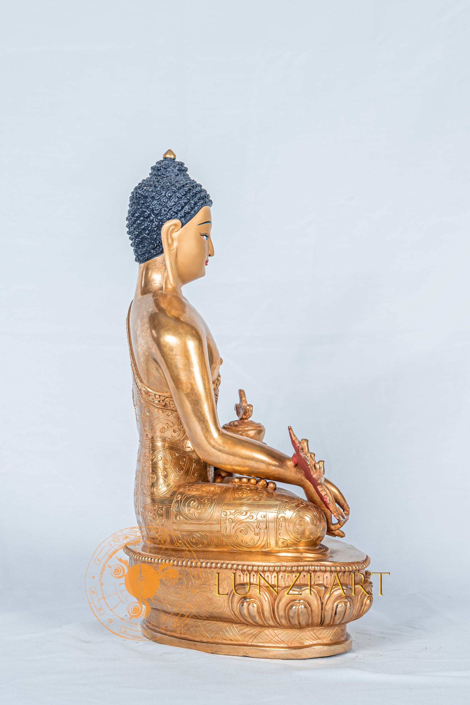 Medicine buddha Statue | Fully Gold-Plated Copper - statues