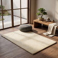 Meditation Mat / Door Mat | Handwoven Pure Wool and Silk Carpet - C-B-2