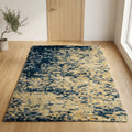 Meditation Mat / Door Mat | Handwoven Pure Wool and Silk Carpet - C-B-5