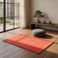 Meditation Mat / Door Mat | Handwoven Wool and Silk Carpet - C-B-17