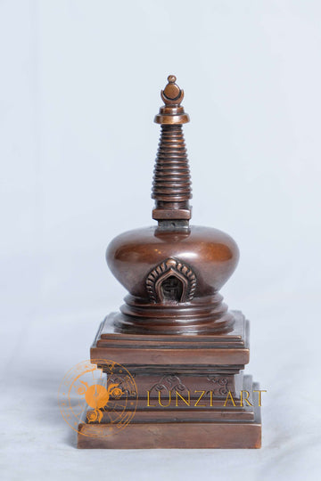 Namgyal Stupa Statue | Handmade Pure Copper Statue - S-B-RM-C-NS-0035