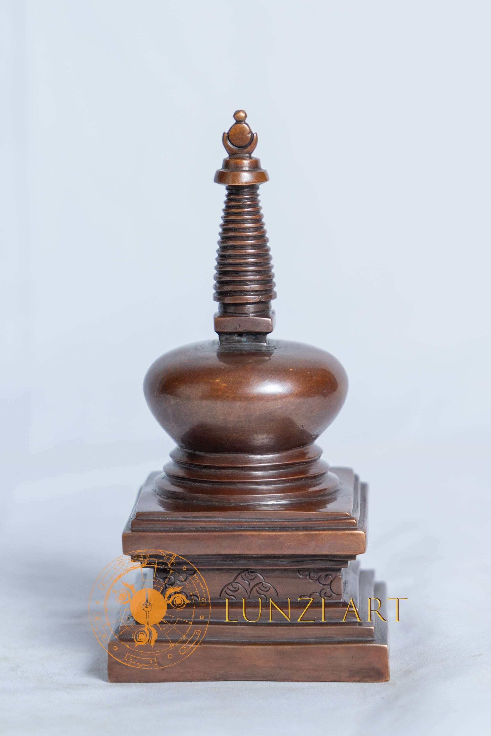 Namgyal Stupa Statue | Pure Copper - statues