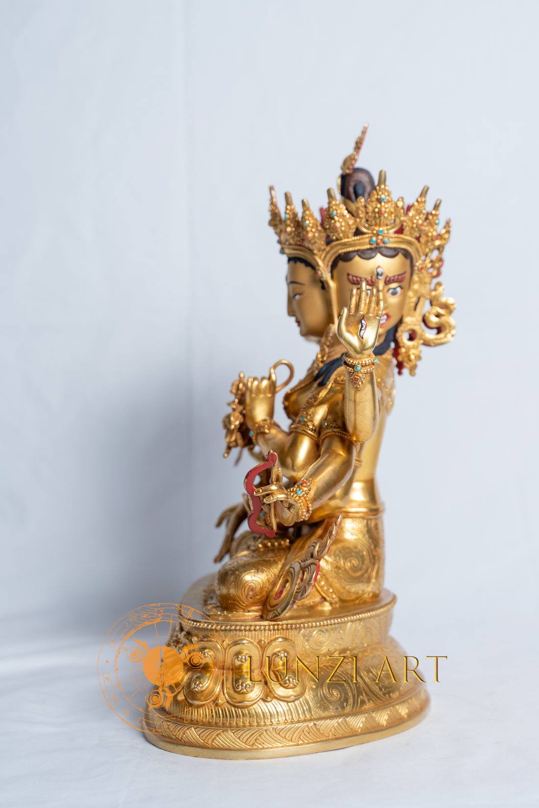 Namgyalma Statue | Fully 24k Gold Plated Copper - statues