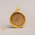 Om Mantra Ghau Locket Thangka - L-OM-38
