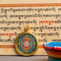 Om Mantra Mandala Locket : The Sacred Map of Compassion - L-M-43
