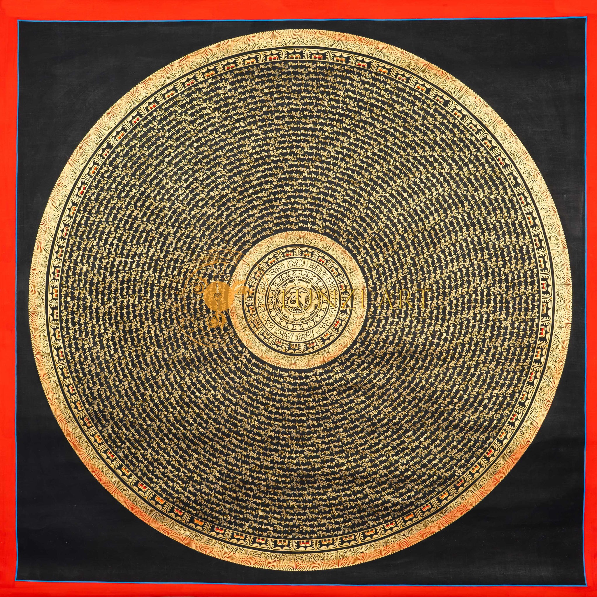 Om Mantra Mandala Thangka - Thangka