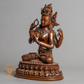 Pragya Paramita Statue | Copper Oxidized - S-P-R-C-PP-00218