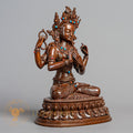 Pragya Paramita Statue | Copper Oxidized - S-P-R-C-PP-00218